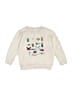 Rabbit Skins Graphic Ivory Pullover Sweater Size 3 - photo 1