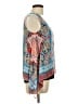 AB Studio 100% Polyester Blue Sleeveless Blouse Size L - photo 4