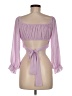 Unbranded Purple 3/4 Sleeve Blouse Size M - photo 2