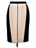 Ann Taylor 100% Polyester Color Block Tan Formal Skirt Size 4 - photo 1