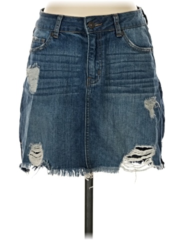 Rewash Denim Skirt (view 1)