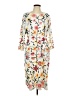Unbranded Print Ivory Casual Dress Size L - photo 1