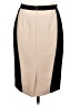 Ann Taylor 100% Polyester Color Block Tan Formal Skirt Size 4 - photo 2