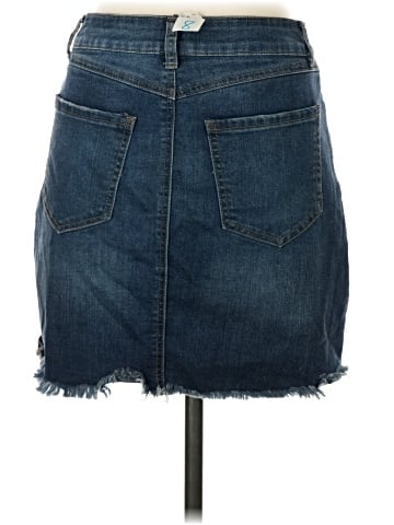 Rewash Denim Skirt (view 2)