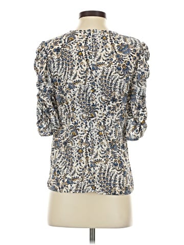 Veronica Beard 3/4 Sleeve Silk Top (view 2)