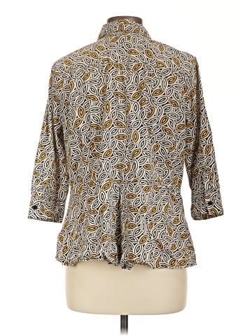 Dana Buchman 3/4 Sleeve Button-Down Shirt (view 2)