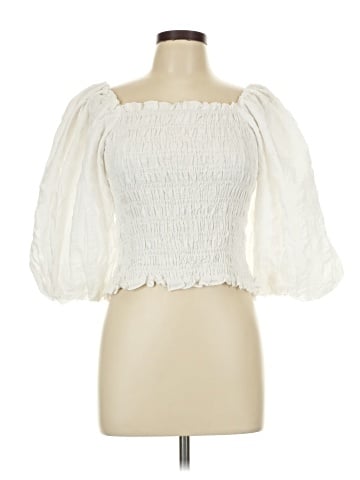 Maeve by Anthropologie 3/4 Sleeve Blouse (view 1)