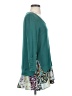Little Yellow Button Teal 3/4 Sleeve Top Size S - photo 4