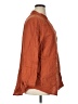 Caffé Marrakesh 100% Cotton Orange 3/4 Sleeve Button-Down Shirt Size 1X - photo 4