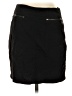 Laundry by Shelli Segal 100% Polyester Solid Black Casual Skirt Size 2 - photo 1