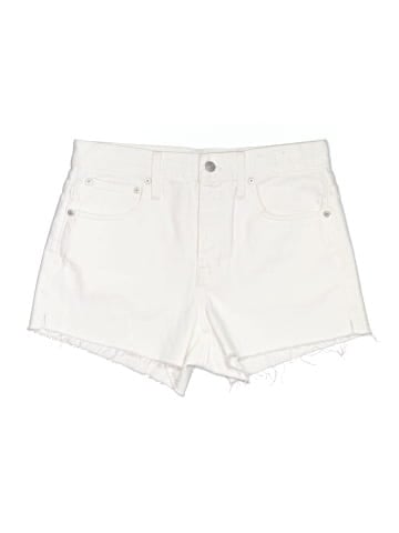 Madewell Relaxed Denim Shorts in Tile White (view 1)