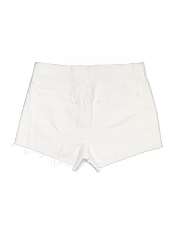 Madewell Relaxed Denim Shorts in Tile White (view 2)