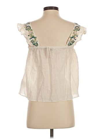 Madewell Embroidered-Strap Swing Top (view 2)