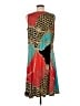 Susan Graver Graphic Teal Casual Dress Size M - photo 2
