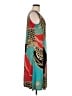 Susan Graver Graphic Teal Casual Dress Size M - photo 4