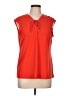 Calvin Klein Red Sleeveless Blouse Size L - photo 1