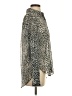 Milly Animal Print Silver Long Sleeve Blouse Size S - photo 4