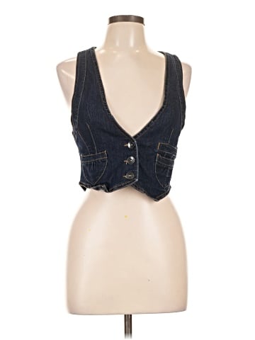 Charlotte Russe Denim Vest (view 1)