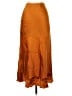 Lee Mathews 100% Silk Orange Silk Skirt Size 00 - photo 2
