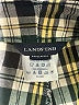 Lands' End Plaid Green Khaki Shorts Size 14 - photo 3