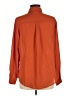HOTOUCH 100% Rayon Orange Long Sleeve Button-Down Shirt Size M - photo 2