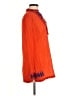 Tory Burch Orange Long Sleeve Blouse Size 6 - photo 4