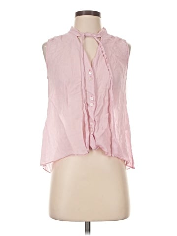 Elizabeth and James Sleeveless Silk Top (view 1)