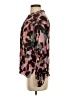Reiss Floral Pink Brown Long Sleeve Blouse Size 0 - photo 5