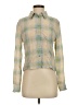 Equipment Plaid Yellow Long Sleeve Blouse Size XS - photo 1