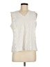 Unbranded 100% Polyester Ivory Sleeveless Blouse Size M - photo 1