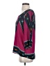 Pink Owl 100% Polyester Teal 3/4 Sleeve Blouse Size S - photo 5