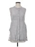 Umgee Gray Sleeveless Blouse Size S - photo 1