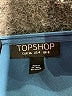 Topshop 100% Polyester Teal 3/4 Sleeve Blouse Size 4 - photo 7