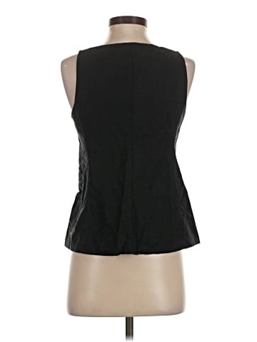 Madewell Square-Neck Vest in Drapey Twill (view 2)