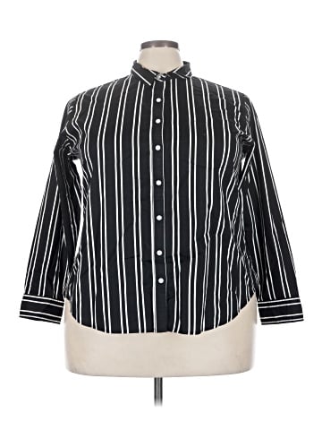Old Navy 3/4 Sleeve Button-Down Shirt (view 1)