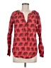 J.Crew 100% Cotton Red Long Sleeve Blouse Size 6 (tall) - photo 1