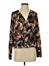 Halogen Brown Long Sleeve Blouse Size S - photo 1