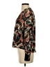 Halogen Brown Long Sleeve Blouse Size S - photo 5
