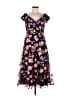 Xscape Floral Black Cocktail Dress Size 6 - photo 1