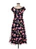 Xscape Floral Black Cocktail Dress Size 6 - photo 2