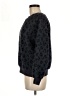 Old Navy 100% Polyester Animal Print Black Pullover Sweater Size M - photo 5