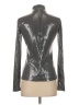 Worth New York Metallic Silver Long Sleeve Top Size 2 - photo 2
