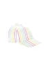 Gap 100% Cotton Stripes White Baseball Cap  Size Small kids - Medium kids - photo 1