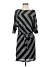 Max Studio Chevron-herringbone Gray Casual Dress Size XS - photo 1