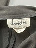 David N 100% Wool Black Wool Pants Size 8 - photo 7