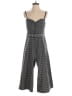 Elevenses 100% Cotton Houndstooth Gray Jumpsuit Size 4 - photo 1