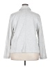 Maurices 100% Polyester Gray Blazer Size 2X - photo 2