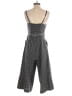 Elevenses 100% Cotton Houndstooth Gray Jumpsuit Size 4 - photo 2
