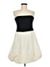 Evan Picone 100% Polyester Solid Ivory Teal Casual Dress Size 8 (petite) - photo 1