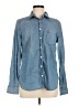 J.Crew Blue Long Sleeve Button-Down Shirt Size 8 - photo 1